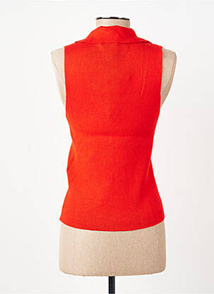 Top stretch sans manche rouge VERO MODA femme