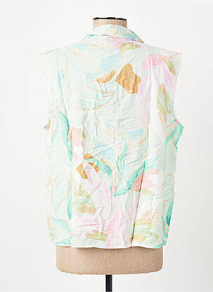 Chemisier coupe cintrée sans manche vert VERO MODA femme