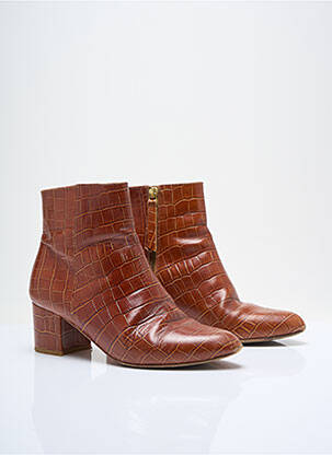 Bottines/boots bout pointu talon de 4 à 6cm marron BOBBIES femme