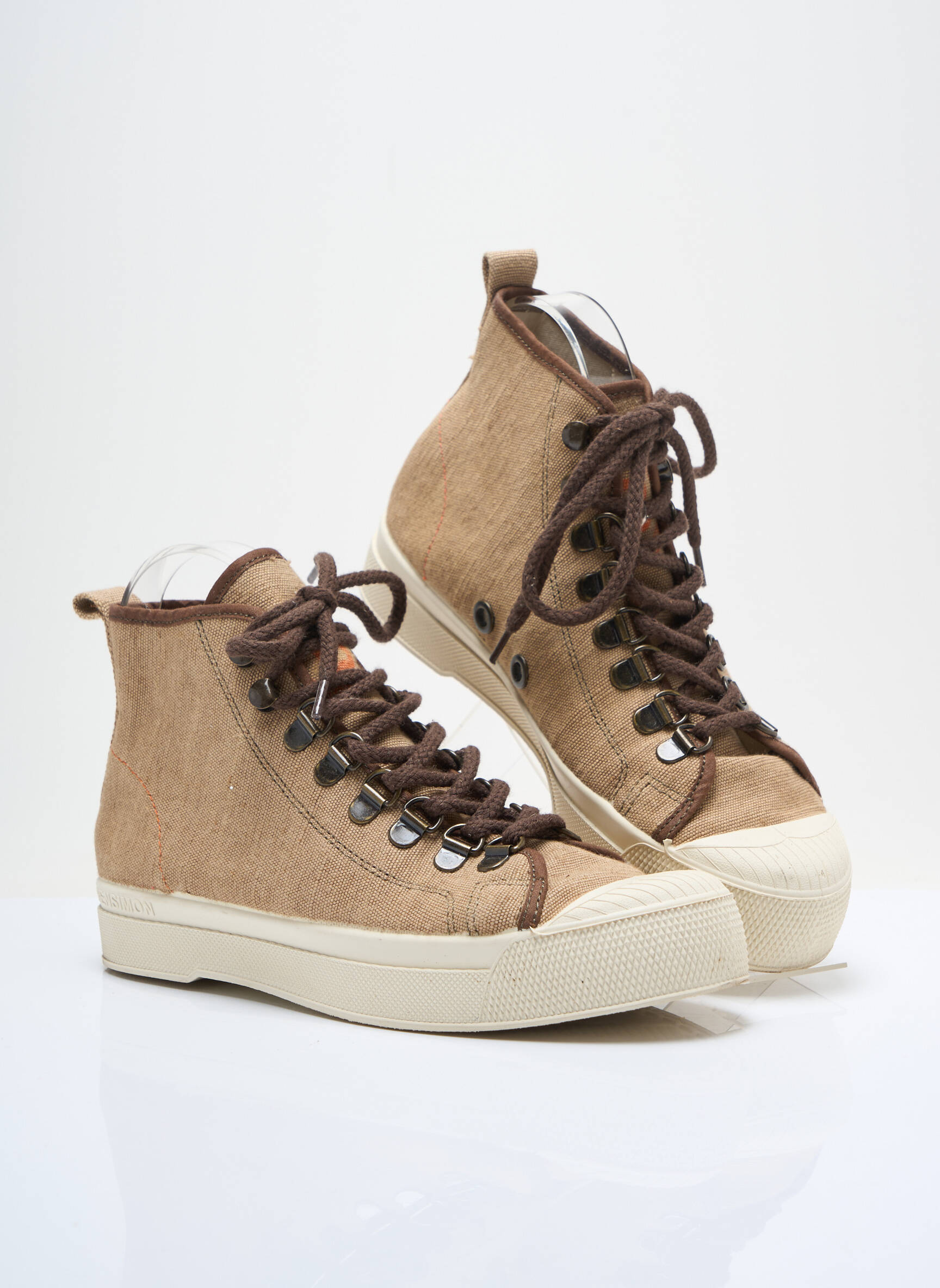Bottines/boots bout rond talon plat jusqu'à 3cm marron BENSIMON femme