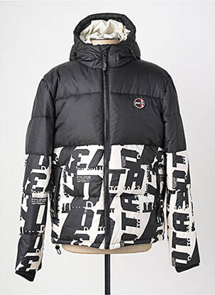 Doudoune poches a capuche noir DAYTONA homme