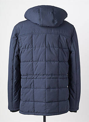 Doudoune poches a capuche bleu DAYTONA homme