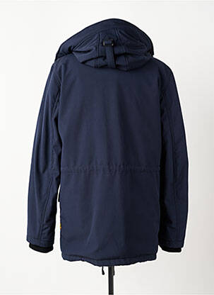 Parka manches longues a capuche bleu DAYTONA homme
