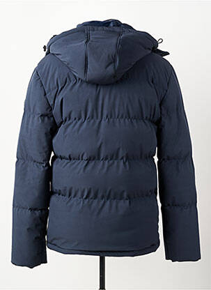 Doudoune manches longues a capuche bleu DAYTONA homme