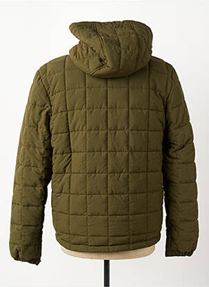 Doudoune manches longues a capuche vert IRON AND RESIN homme