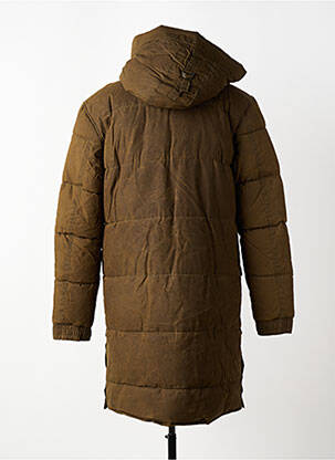Doudoune poches a capuche vert IRON AND RESIN homme