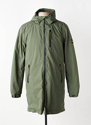 Parka finition intérieure doublure polaire a capuche vert DAYTONA homme
