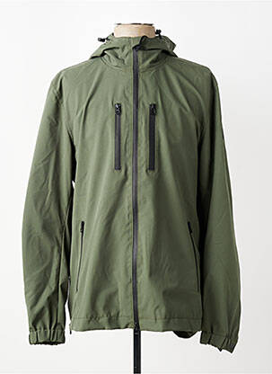 Parka manches longues a capuche vert DAYTONA homme