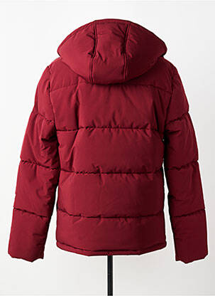 Doudoune manches longues a capuche rouge DAYTONA homme