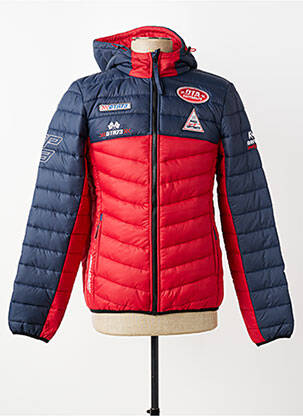 Doudoune manches longues a capuche bleu DAYTONA homme