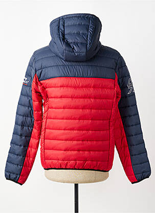 Doudoune manches longues a capuche bleu DAYTONA homme