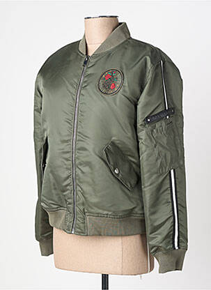 Veste casual poches vert ROSE GARDEN femme