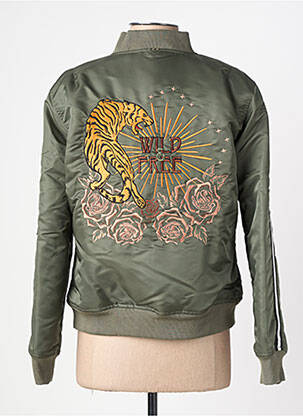 Veste casual poches vert ROSE GARDEN femme
