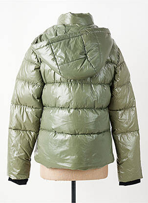 Doudoune poches a capuche vert ROSE GARDEN femme