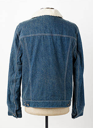 Veste casual fermeture boutonnée sur le devant bleu DAYTONA homme