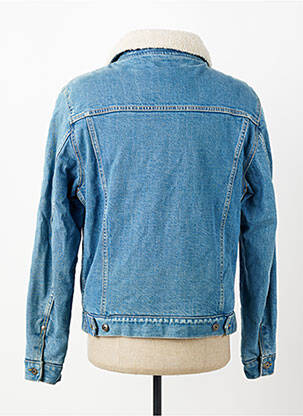 Veste casual fermeture boutonnée sur le devant bleu DAYTONA homme
