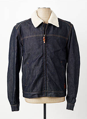 Veste casual resserrée sur le bas bleu IRON AND RESIN homme