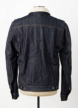 Veste casual resserrée sur le bas bleu IRON AND RESIN homme