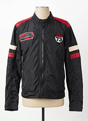 Blouson col col montant noir DAYTONA femme