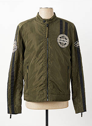 Doudoune manches longues sans capuche vert DAYTONA homme