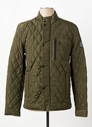 Doudoune manches longues sans capuche vert DAYTONA homme