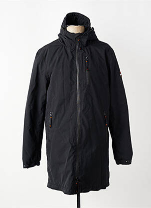Doudoune poches a capuche noir DAYTONA homme