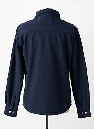 Veste casual coupe droite bleu DAYTONA homme