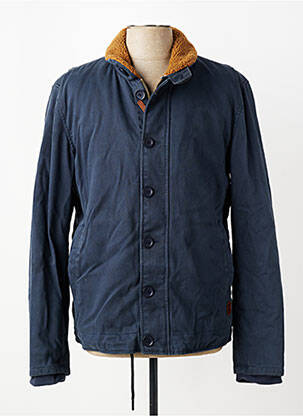 Parka manches longues sans capuche bleu IRON AND RESIN homme