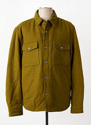 Veste casual coupe droite vert IRON AND RESIN homme