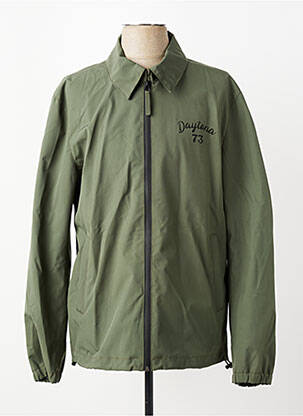 Coupe-vent poches sans capuche vert DAYTONA homme
