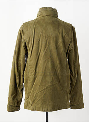Parka manches longues a capuche vert IRON AND RESIN homme