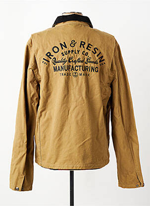 Veste casual poches beige IRON AND RESIN homme