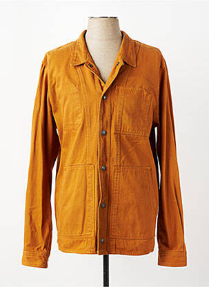 Veste casual coupe droite orange DAYTONA homme