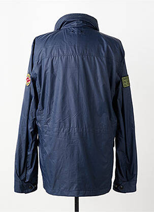 Coupe-vent finition intérieure doublure satiné a capuche bleu DAYTONA homme