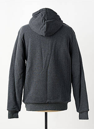 Veste casual finition intérieure fourrure synthétique gris IRON AND RESIN homme