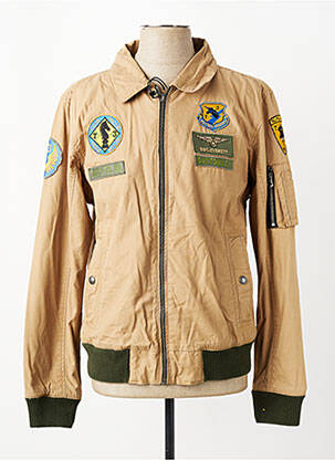 Blouson resserrée sur le bas beige DAYTONA homme