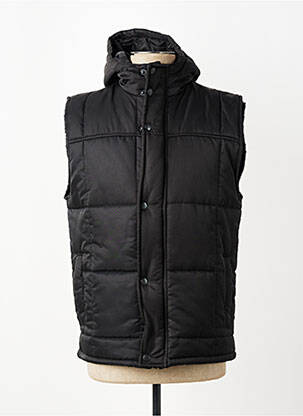 Doudoune poches a capuche noir IRON AND RESIN homme