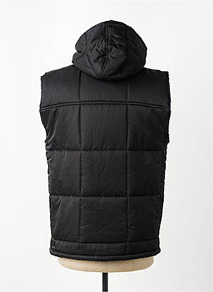 Doudoune poches a capuche noir IRON AND RESIN homme