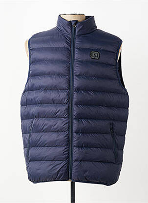 Doudoune poches sans capuche bleu DAYTONA homme