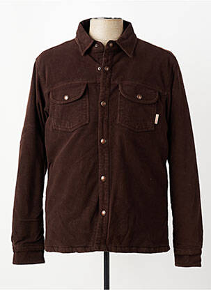 Veste casual coupe droite marron IRON AND RESIN homme