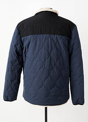 Blouson fermeture zippée sous rabat pressionné bleu IRON AND RESIN homme