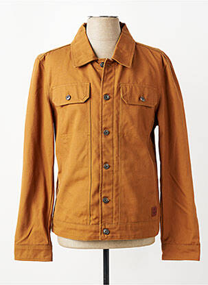 Veste casual fermeture boutonnée sur le devant marron IRON AND RESIN homme