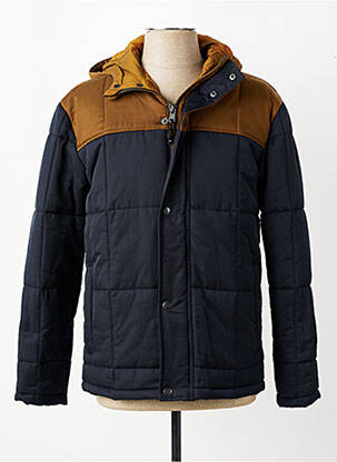 Blouson capuche bleu IRON AND RESIN homme