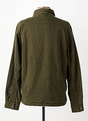 Veste casual fermeture boutonnée sur le devant vert IRON AND RESIN homme