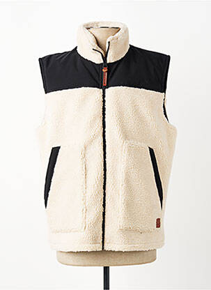 Gilet sans manche doublure blanc IRON AND RESIN homme
