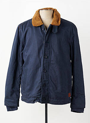 Blouson finition intérieure doublure polaire bleu IRON AND RESIN homme