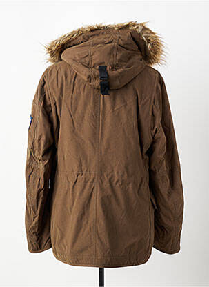 Parka manches longues a capuche vert CAMBERABERO homme