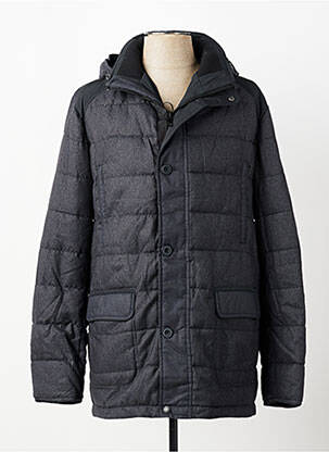 Doudoune poches a capuche gris CAMBERABERO homme