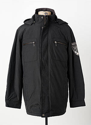 Doudoune poches a capuche noir CAMBERABERO homme