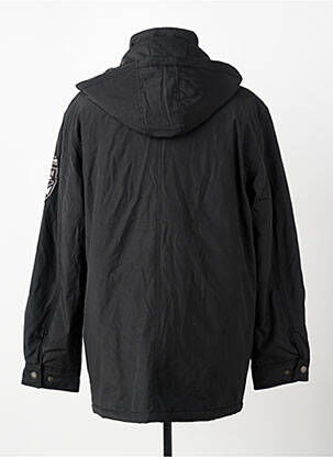 Doudoune poches a capuche noir CAMBERABERO homme